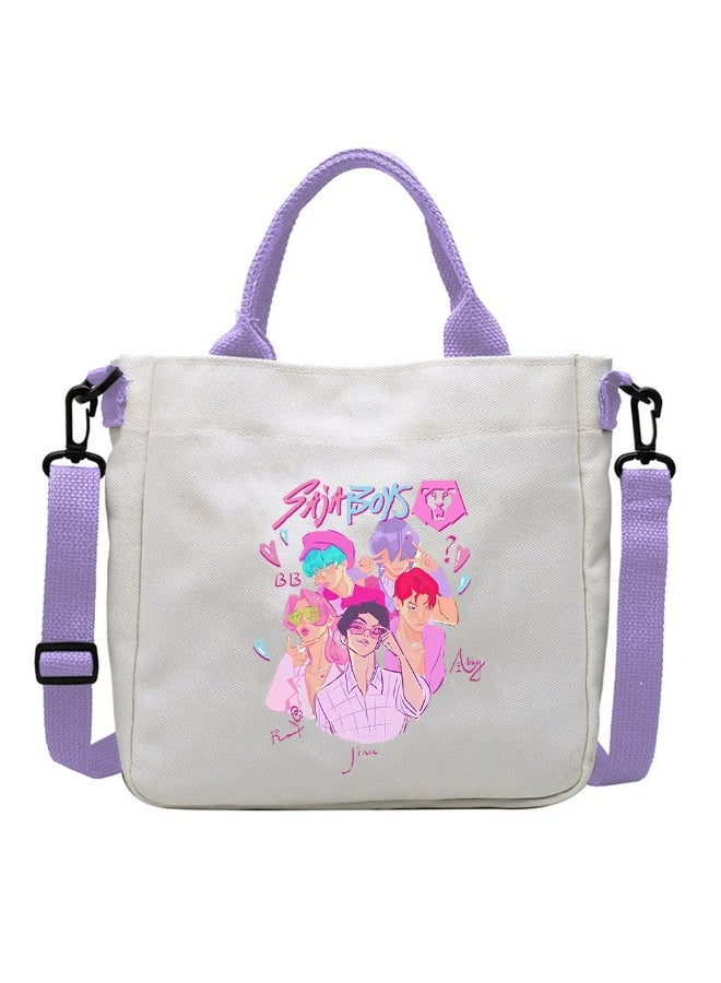 general K-POP: The Demon Girl Group's Large Capacity Fashion Shoulder Bag with Multiple Functions - Portable and Compact for Work Commuting and Wearing - Image 1